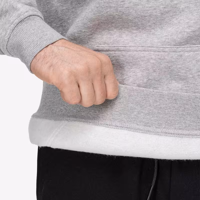 Худи мужское Finntrail Logo 6829 Серый меланж (Grey Mellange), футер, размер L, 175-185 см