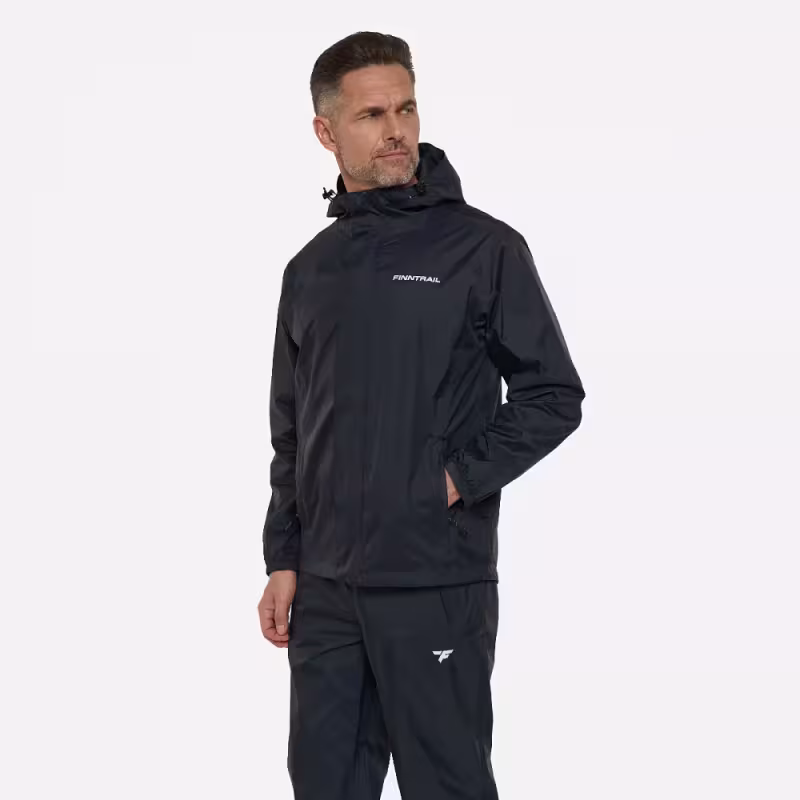 Костюм мужской Finntrail Barrow 3446 Графит (Graphite), мембрана, размер M, 170-180 см