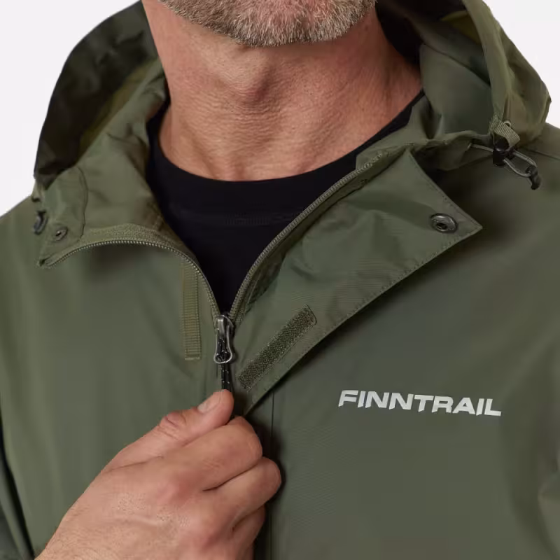 Костюм мужской Finntrail Barrow 3446 Хаки (Khaki), мембрана, размер S, 165-175 см