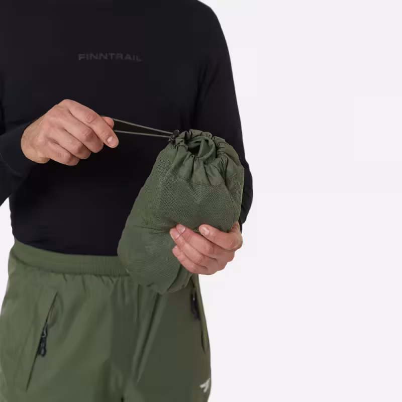 Костюм мужской Finntrail Barrow 3446 Хаки (Khaki), мембрана, размер S, 165-175 см