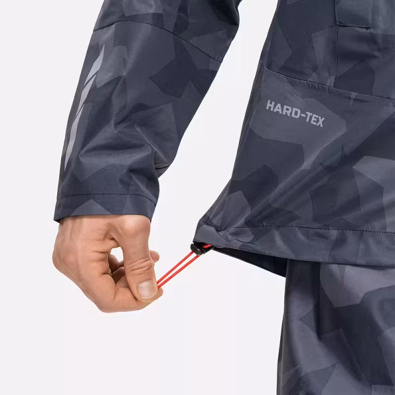 Куртка мужская Finntrail Athletic 4024 Сумеречно-черный камуфляж (CamoShadowBlack), Хард-Текс (Hard-Tex), размер M, 170-180 см