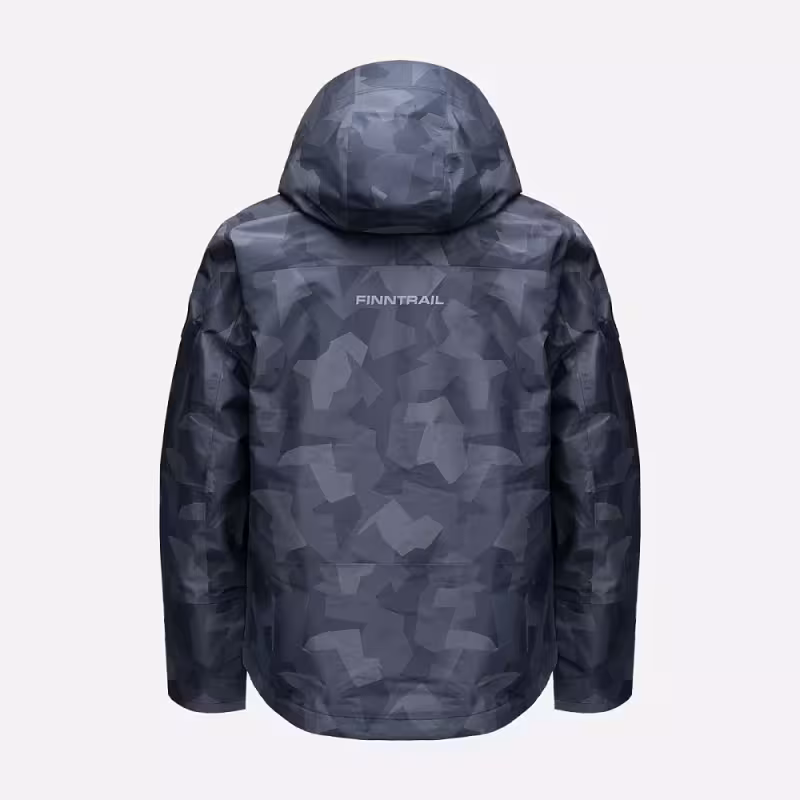 Куртка мужская Finntrail Athletic 4024 Сумеречно-черный камуфляж (CamoShadowBlack), Хард-Текс (Hard-Tex), размер M, 170-180 см