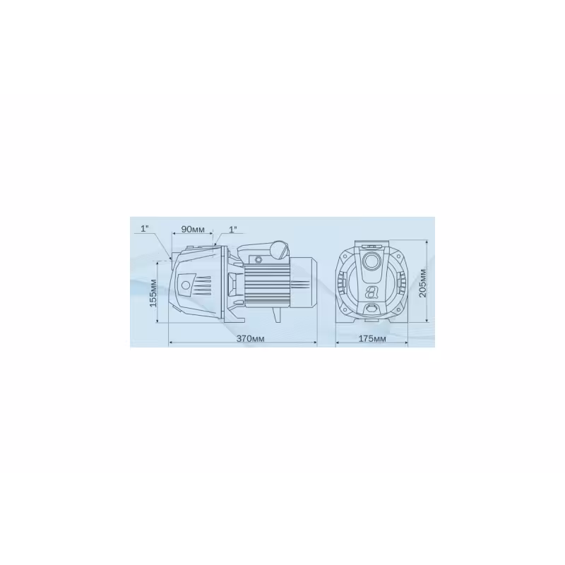 Насос поверхностный Aquario AJC-101B
