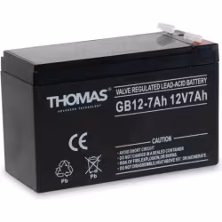 Аккумулятор тяговый Thomas GB12-7, 7A, 12V