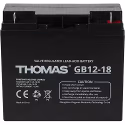 Аккумулятор тяговый Thomas GB12-18, 18A, 12V