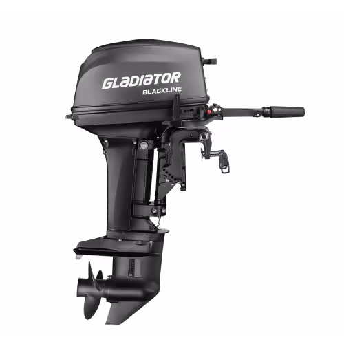 Лодочный мотор 2-тактный Gladiator G 9.8FHS, 9.8 л.с.