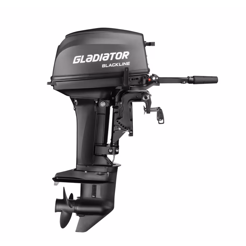 Лодочный мотор 2-тактный Gladiator G 9.8FHS, 9.8 л.с.