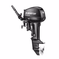 Лодочный мотор 2-тактный Gladiator G 9.9FHS Blackline, 15 л.с.