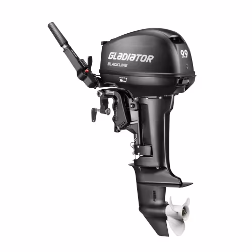 Лодочный мотор 2-тактный Gladiator G 9.9FHS Blackline, 15 л.с.