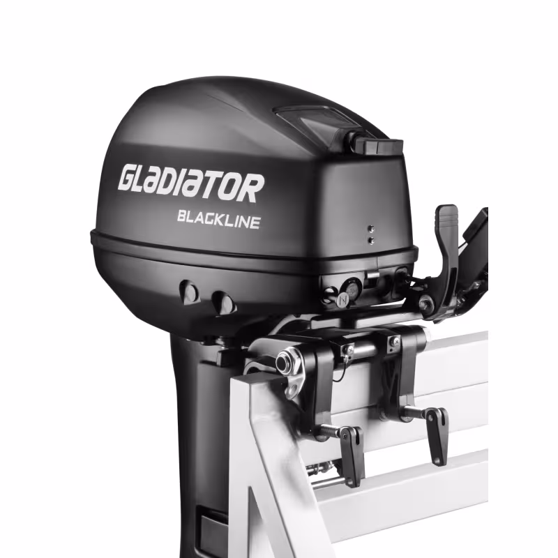 Лодочный мотор 2-тактный Gladiator G 9.9FHS Blackline, 15 л.с.