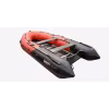 Надувная лодка ПВХ Hunterboat 420 ПРО, НДНД, красный/черный