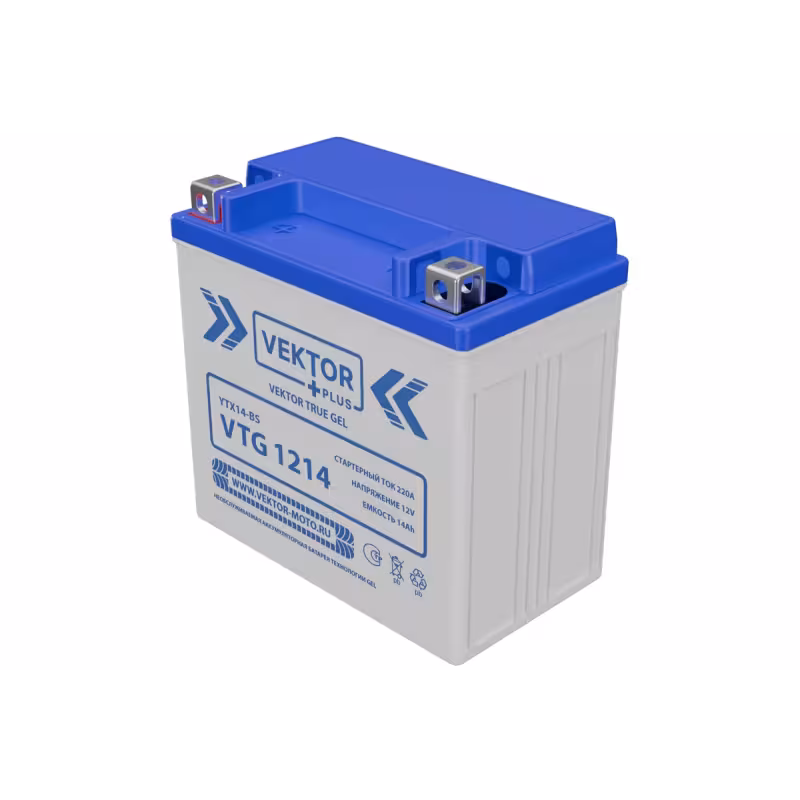 Аккумулятор Vector YTX14-BS, 14Ah, 12V