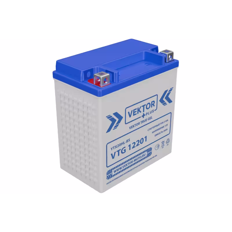 Аккумулятор Vector YTX20L-BS, 20Ah, 12V
