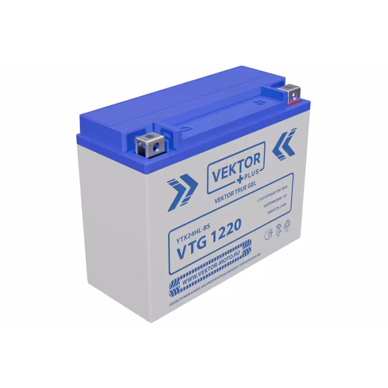Аккумулятор Vector YTX24HL-BS, 21Ah, 12V