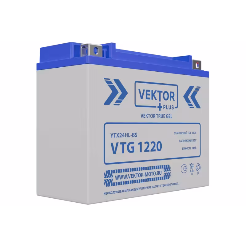 Аккумулятор Vector YTX24HL-BS, 21Ah, 12V