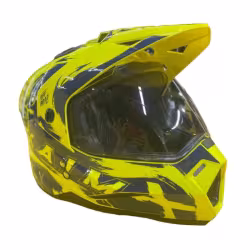 Мотошлем детский AiM JK802Y Yellow/Blue, желтый/синий, размер Y/L