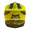 Мотошлем детский AiM JK802Y Yellow/Blue, желтый/синий, размер Y/L