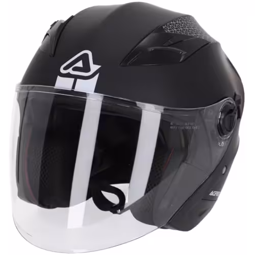 Мотошлем Acerbis Jet Firstway 2.0 Black Matt, черный, размер S