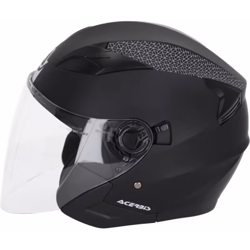 Мотошлем Acerbis Jet Firstway 2.0 Black Matt, черный, размер S