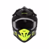 Мотошлем Acerbis Linear 22-06 Black/Fluo-Yellow, черный/желтый, размер XL