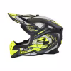 Мотошлем Acerbis Linear 22-06 Black/Fluo-Yellow, черный/желтый, размер XL