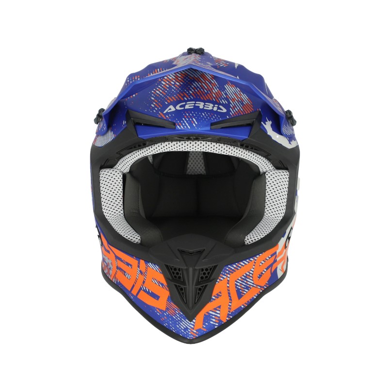 Мотошлем Acerbis Linear 22-06 Grey/Blue, серый/синий, размер L