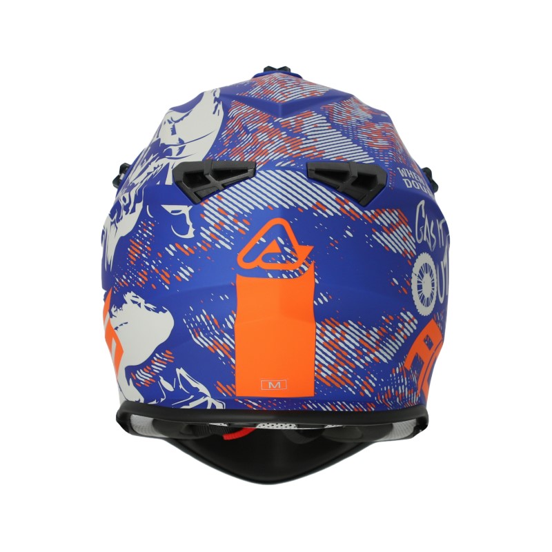 Мотошлем Acerbis Linear 22-06 Grey/Blue, серый/синий, размер XL