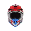 Мотошлем Acerbis Linear 22-06 Red/Blue, красный/синий, размер L