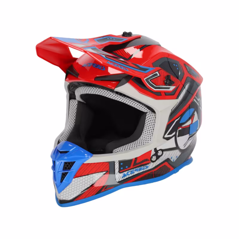 Мотошлем Acerbis Linear 22-06 Red/Blue, красный/синий, размер XL