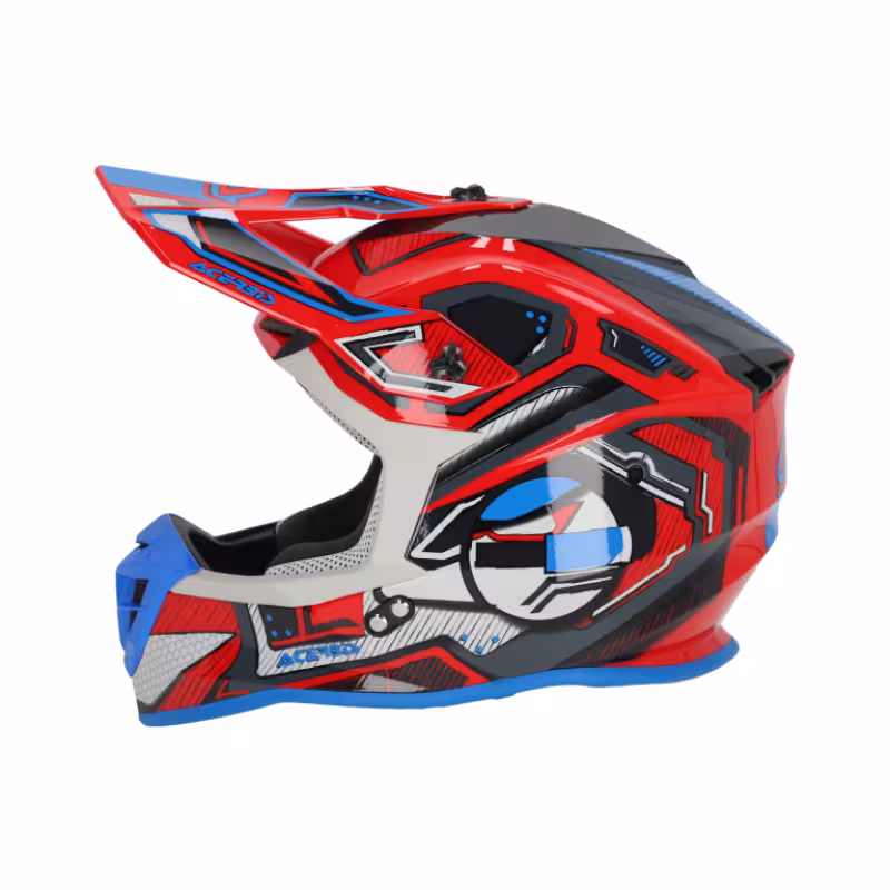 Мотошлем Acerbis Linear 22-06 Red/Blue, красный/синий, размер XL
