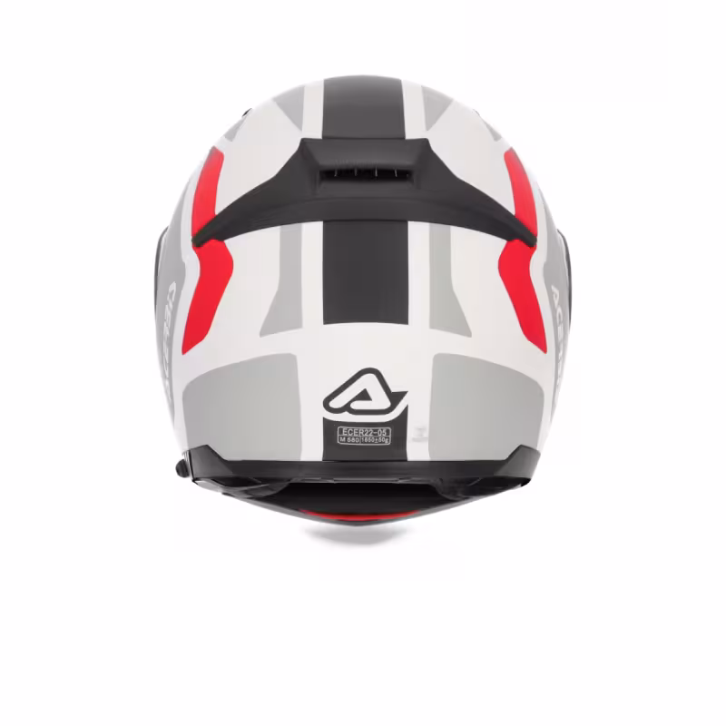 Мотошлем Acerbis Rederwel White/Red, белый/красный, размер XS