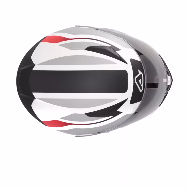 Мотошлем Acerbis Rederwel White/Red, белый/красный, размер XS