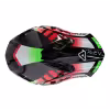 Мотошлем Acerbis Steel Carbon 22-06 Green/Red, зеленый/красный, размер L