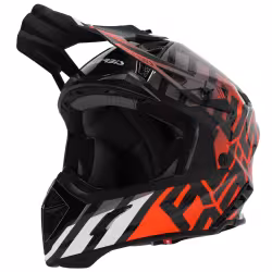 Мотошлем Acerbis Steel Carbon 22-06 Orange/Black, оранжевый/черный, размер L