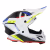 Мотошлем Acerbis Steel Carbon 22-06 White/Black, белый/черный, размер M