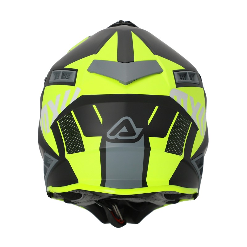 Мотошлем Acerbis X-Track Black/Fluo-Yellow, черный/желтый, размер M