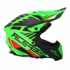 Мотошлем Acerbis X-Track Fluo-Green/Black, черный/зеленый, размер L