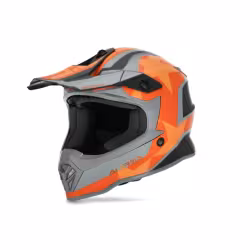 Мотошлем детский Acerbis Impact Steel Junior Black/Orange, черный/оранжевый, размер YM