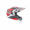 Мотошлем детский Acerbis Impact Steel Junior Red/Grey, красный/серый, размер M
