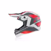 Мотошлем детский Acerbis Impact Steel Junior Red/Grey, красный/серый, размер M