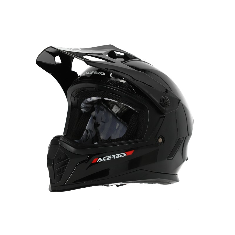 Мотошлем детский Acerbis Rider Junior Black, черный, размер YS