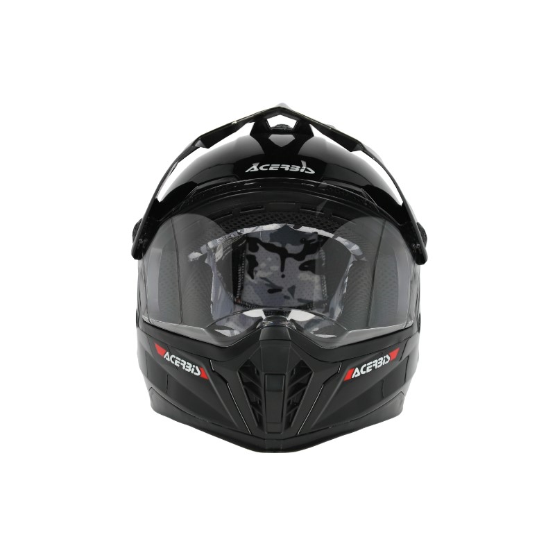 Мотошлем детский Acerbis Rider Junior Black, черный, размер YS
