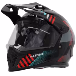 Мотошлем детский Acerbis Rider Junior Black/Red, черный/красный, размер YS