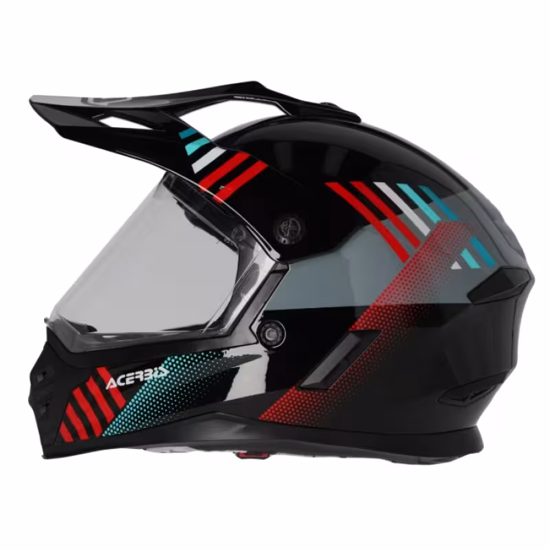 Мотошлем детский Acerbis Rider Junior Black/Red, черный/красный, размер YS