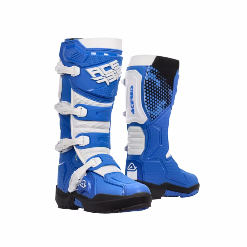 Мотоботы кроссовые Acerbis Artiglio Blue/White, синий/белый, размер 41