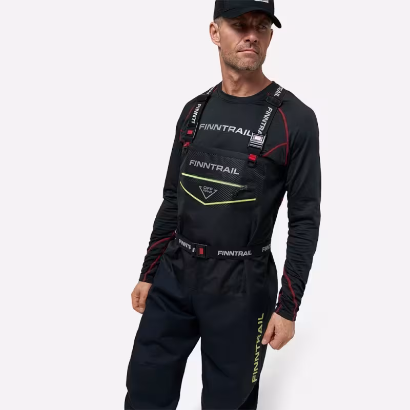 Полукомбинезон-вейдерсы Finntrail Enduro 1539 Графит (Graphite), Hard-Tex, размер M/43, 170-180 см