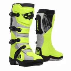 Мотоботы кроссовые Acerbis Artiglio Fluo Yellow/White, желтый/белый, размер 40