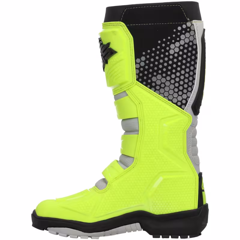 Мотоботы кроссовые Acerbis Artiglio Fluo Yellow/White, желтый/белый, размер 40