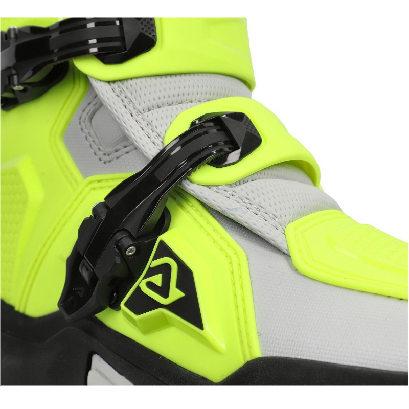 Мотоботы кроссовые Acerbis Artiglio Fluo Yellow/White, желтый/белый, размер 40