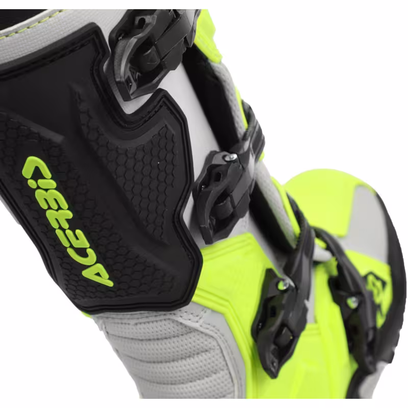 Мотоботы кроссовые Acerbis Artiglio Fluo Yellow/White, желтый/белый, размер 40